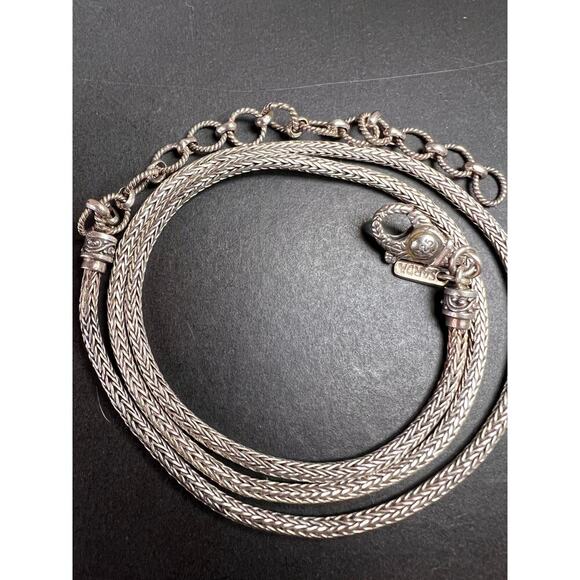 Sarda Bali sterling silver tulang naga extender 24 inch necklace - Picture 2 of 10